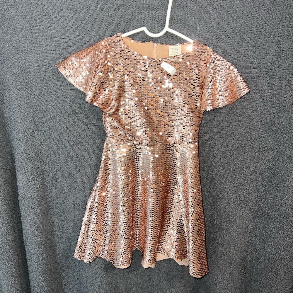 Girls sequence dress